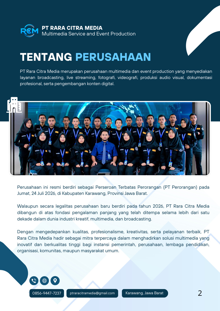 Kegiatan PT Rara Citra Media