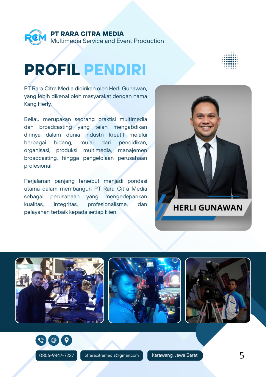 Profil pendiri PT Rara Citra Media